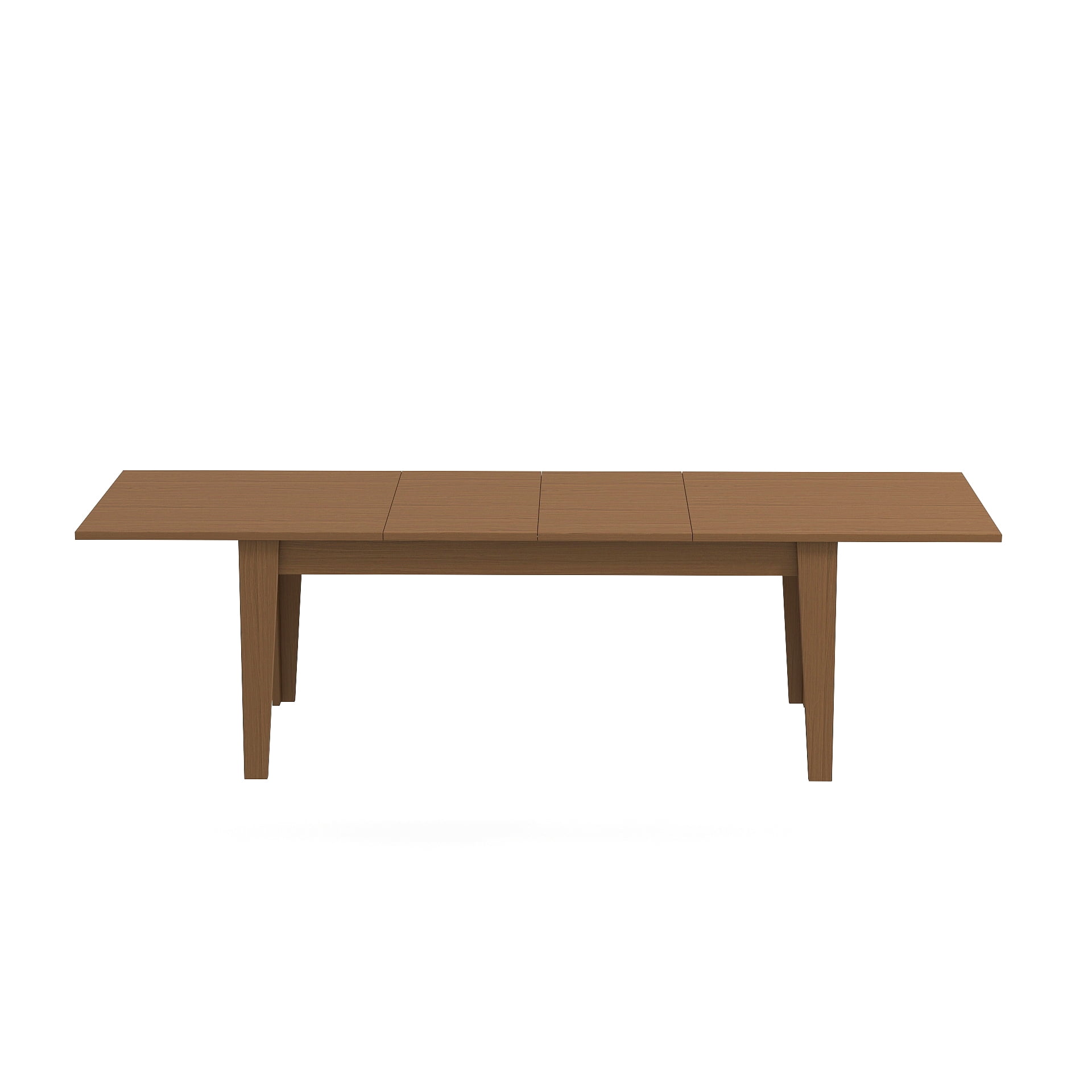 Mintazer 106.3" Extendable Dining Table, Large Expandable Kitchen Table for 4-8, Walnut