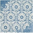 thumbnail image 2 of SAFAVIEH Bella Zlata Medallion Geometric Wool Area Rug, Light Blue/Ivory, 5' x 5' Square, 2 of 5