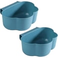 thumbnail image 1 of Paquete de 2 contenedores colgantes para la recolección de residuos de cocina, soporte para bolsas de basura, contenedor de basura para colgar en la puerta del gabinete., 1 of 5