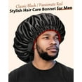 thumbnail image 2 of Gorro de satén mikimini reversible de doble capa para hombres/mujeres, 2 of 7