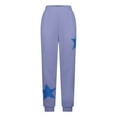 thumbnail image 3 of HAPIMO Women's Star Graphic Sweatpants Teens Loose Joggers Pants for Girls Workout High Waist Jog Pants Running Sports Activewear Casual Trousers Spring Fall Purple XL, 3 of 5