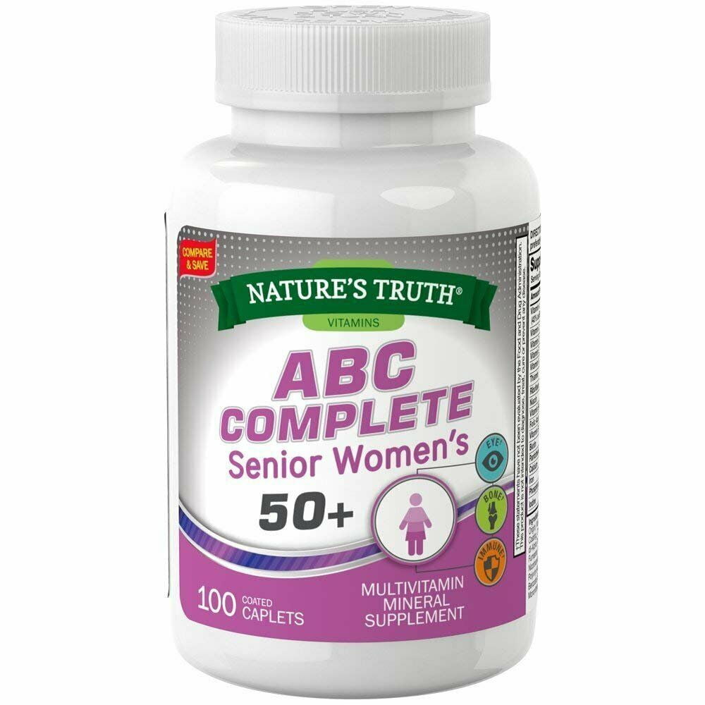 Nature's Truth ABC Complete Senior Women's 50+, 100 ea (Pack of 2)
