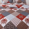 thumbnail image 4 of Honeilife Juego De Edredón Tamaño King – Colcha De Microfibra De 3 Piezas, Colcha Reversible, Juego De Cama De Retazos, Funda De Cama Ligera, Colchas Florales, Colchas Para Todas Las Estaciones, Color, 4 of 9