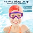 thumbnail image 6 of 2 Pack Goggles for Kids Toddler 3-15, Anti Fog No Leak Clear Swim Goggles for Boys Girls Pool Beach Swimming, 6 of 7