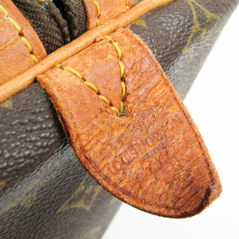 Louis Vuitton Monogram Sac Souple 45 Leather Fabric Brown Boston