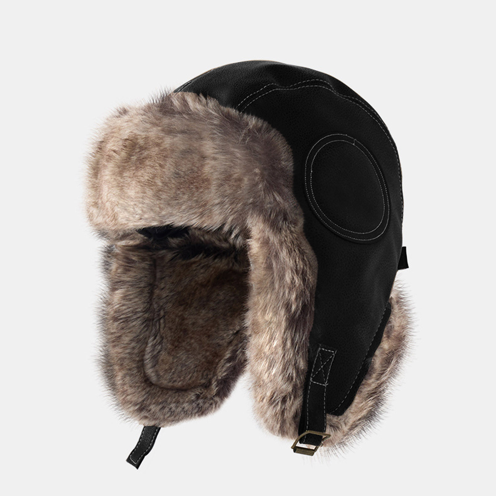 Wancir Womens Winter Hats with Lovely Cat Ear Fashion Trooper Aviator Earflap Cap Outdoor Ski Hat Buckle Closure