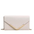 thumbnail image 1 of Bolso de mano de piel sintética para mujer, tipo sobre, para novia, para boda, para noche, para fiesta, 1 of 4