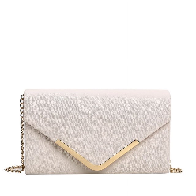 Bolso de mano de piel sintética para mujer, tipo sobre, para novia, para boda, para noche, para fiesta