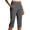 A-Grey418, variant on Babaley Womens Capri Pants High Waisted Stretch Side Slit Cropped Trousers Dressy Stylish Casual Office Business Work Pants