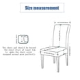 thumbnail image 5 of Dowbom Stretch Dining Chair Covers Durable Removable Washable Chair Slipcover With Elastic Bottom, 5 of 6