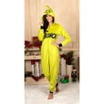 thumbnail image 6 of Dr. Seuss The Grinch Womens Union Suit Onesie Pajama Costume with Hood, Grinch, Size: Medium, 6 of 14