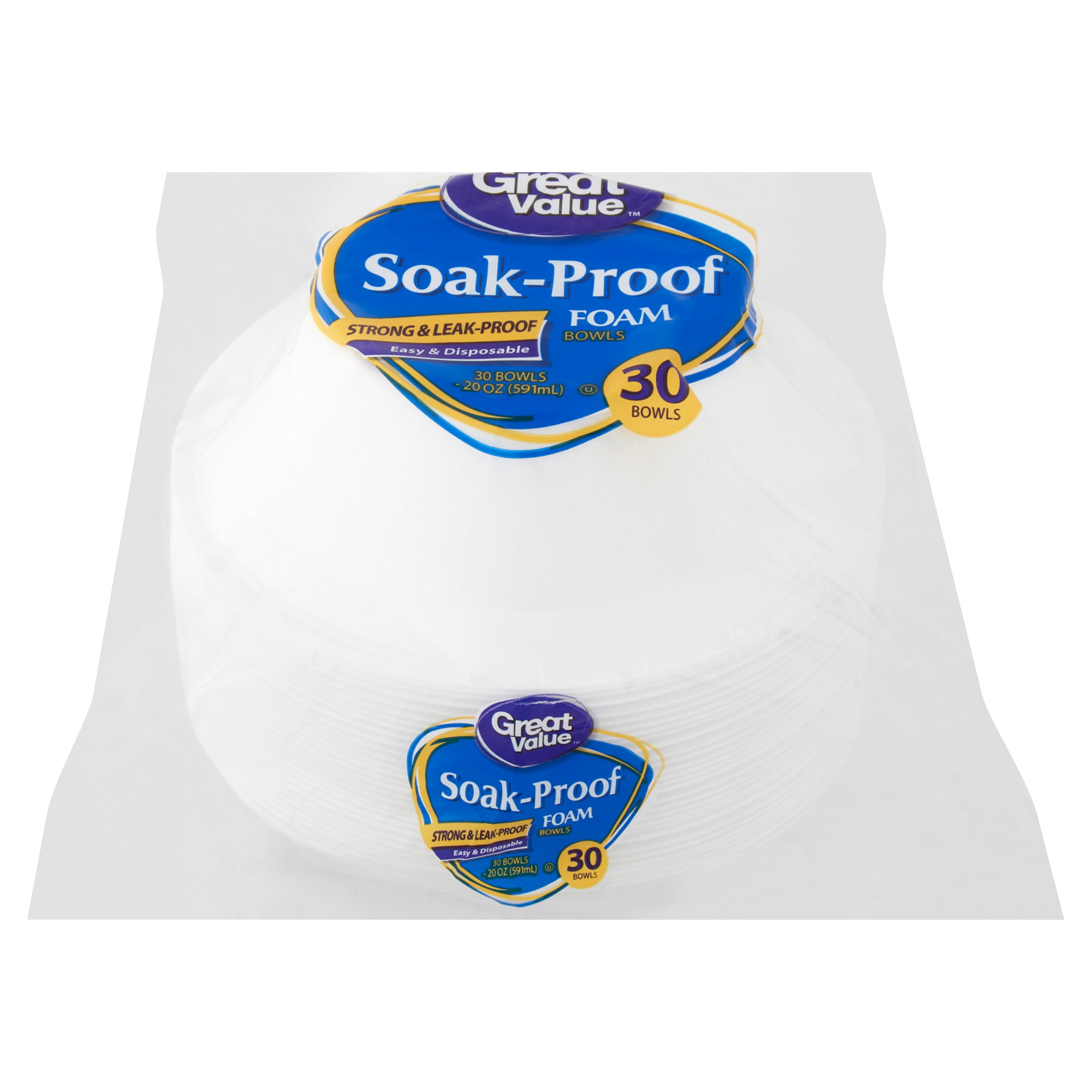 Simply Value - First Street, Foam Plates, Strong, Soak-Proof (50 count)