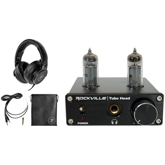 Mackie MC-150 Closed-Back Studio Monitoring Headphones Tube Headphone Amp