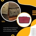 thumbnail image 4 of CD DVD Case Holder Organizer Game Disc Wallet Holder DVD Storage Bag Red, 4 of 8