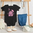 thumbnail image 3 of Cute Easter Bunny Humor Hip Hop Pun Bodysuit Jumper Girls Infant Baby Brisco Brands NB, 3 of 6