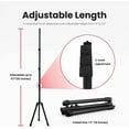 thumbnail image 3 of Pivo 63" Extendable Cell Phone & Camera Tripod with Sturdy, Lightweight, Portable, Foldable Stand for Video Recording with Universal 1/4"" Thread for DSLR, Smartphone, Action Camera & Pivo Pods, 3 of 6