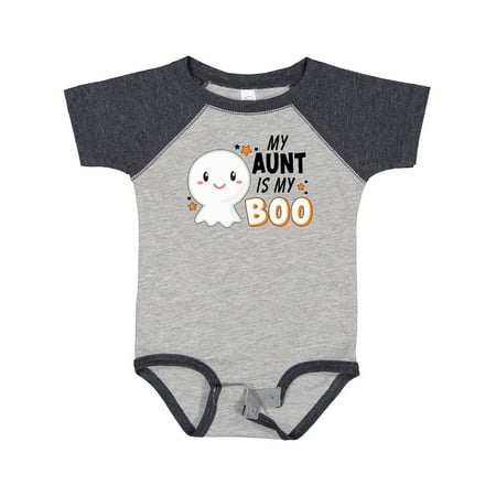 

Inktastic My Aunt is My Boo with Cute Ghost Gift Baby Boy or Baby Girl Bodysuit