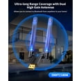 thumbnail image 3 of Adaptador USB Bluetooth ZEXMTE 5.4 para PC Windows 11/10/8, 3 of 9