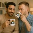 thumbnail image 3 of Taza térmica que cambia de color Tortuga con pajitas, soy gay, arcoíris, 3 of 8