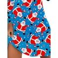 thumbnail image 3 of Gvmfive Christmas Women Long Sleeve Xmas Print A-line Dress, 3 of 4