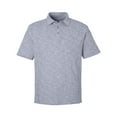 thumbnail image 4 of North End NE115 Men's Eclipse Jacquard Polo-Classic Navy Heather-L, 4 of 6