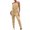 Khaki, variant on IROINNID Sleeveless Off-the-Shoulder Jumpsuit For Women Full-Length Fashion Summer Casual Sexy Bandage Tube Top Jumpsuit