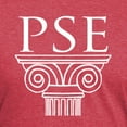 thumbnail image 3 of CafePress - Pi Sigma Epsilon White Logo T Shirt - Mens Tri-blend T-Shirt, 3 of 4
