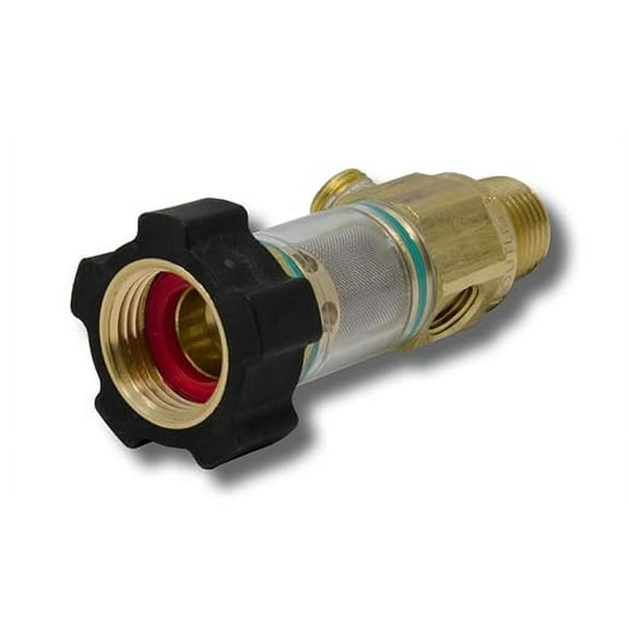 General Pump 100651 DuraView Inlet Filter Integrated Garden Hose Nut, 8.0 GPM