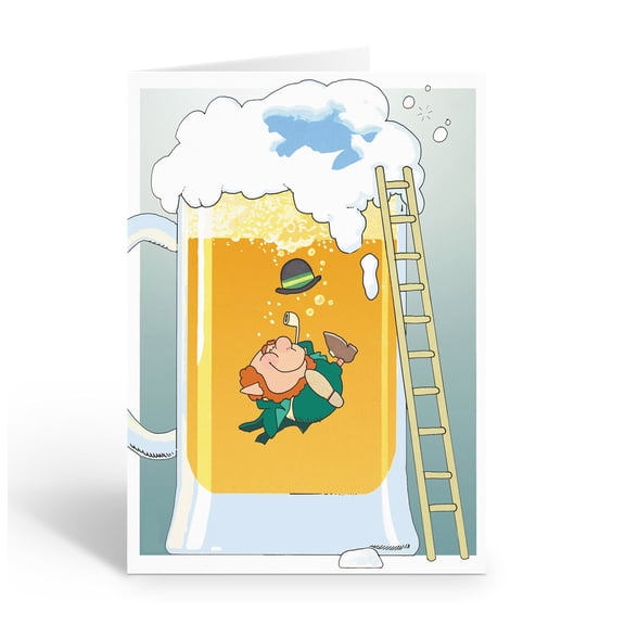 Swimming in Beer St. Patrick's Day Cards - 12 Funny St. Patrick's Day Cards with