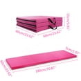 thumbnail image 2 of Hot  71''X24''X2" Large Gymnastic Mat Thick Folding Panel Yoga Exercise Tumbling Pad, 2 of 5