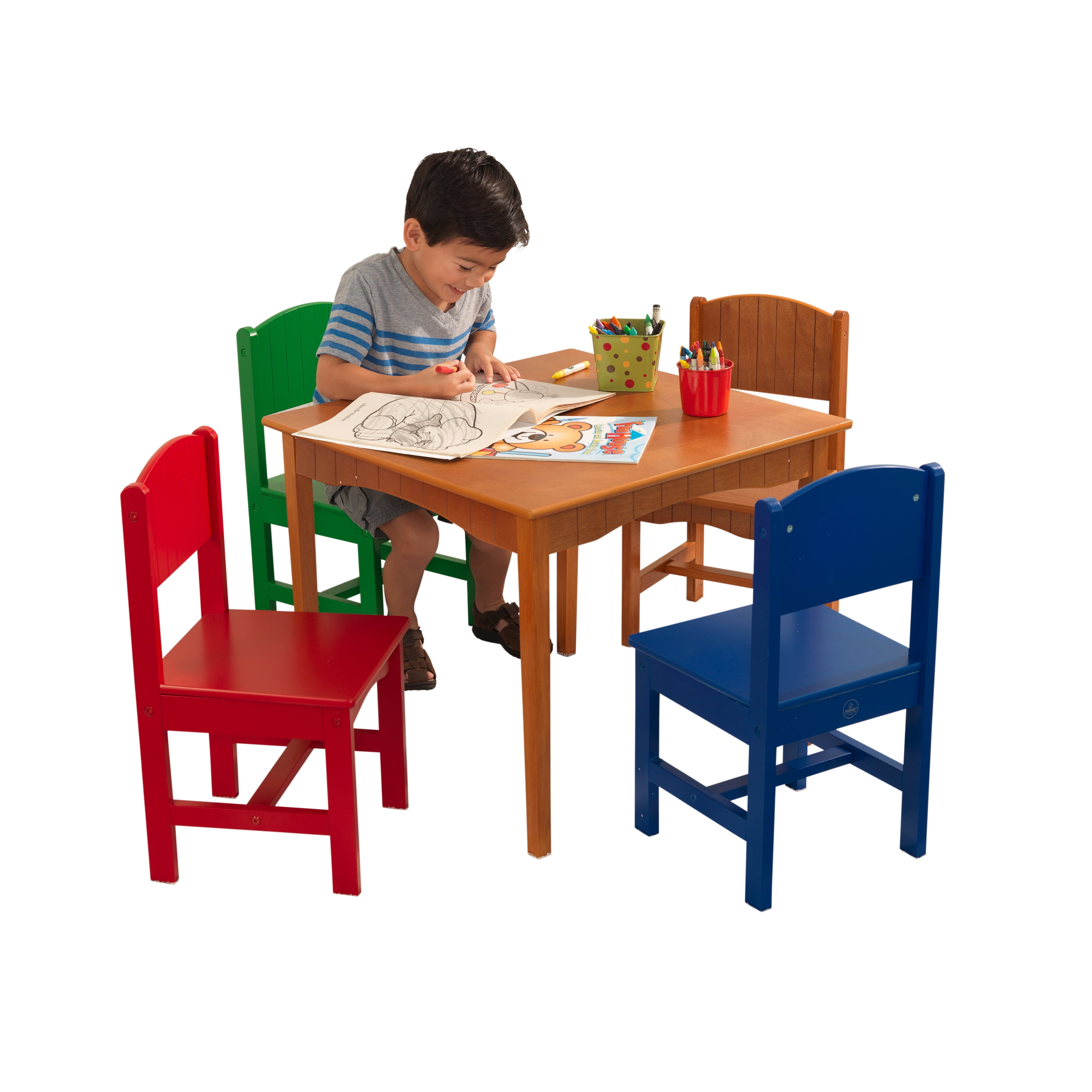 nantucket kids 4 piece table and chair set