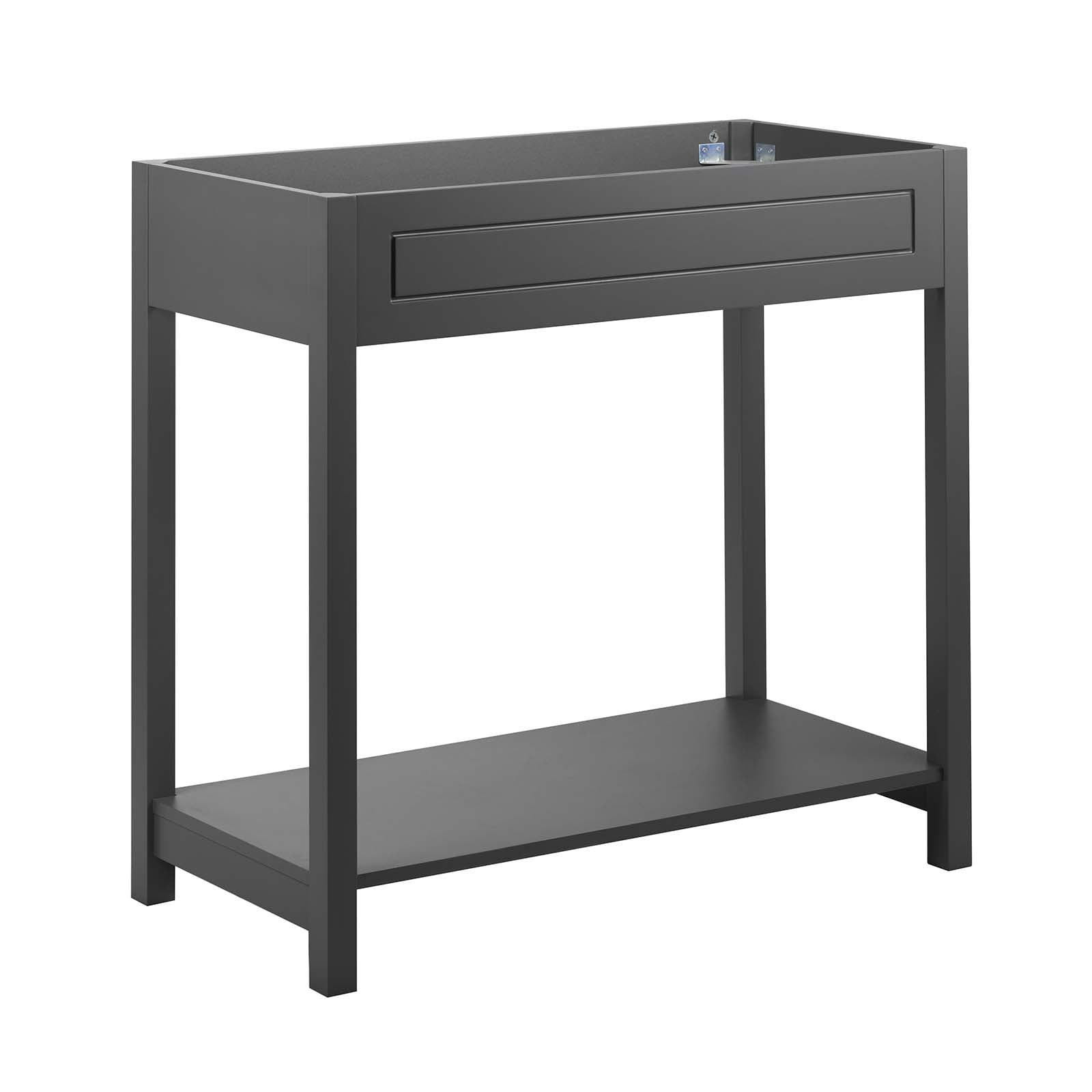 Modway Altura 36" Bathroom Vanity Cabinet (Sink Basin Not Included) in Gray