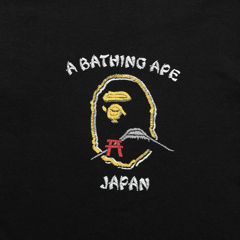BAPE Ape Head Outline Japanese Streetwear Oversized Short Sleeve T Shirt