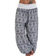 thumbnail image 2 of Women's Baggy Harem Pants Leggings Hippie Yoga Pants black XL, 2 of 5