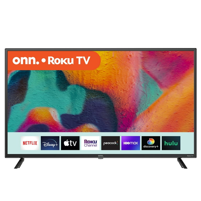 onn. 40” Class FHD (1080P) LED Roku Smart TV (100058007) 