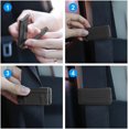 thumbnail image 4 of 4 clips de ajuste de cinturón de seguridad, clip de cinturón de seguridad ajustable de ABS duradero, clip de cinturón de seguridad de coche de ajuste universal para niños/adultos (negro), 4 of 5