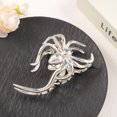 thumbnail image 2 of 1PC Big Spider Shape Hair Grab Clips, Large Non Metal Hair Barrette Clamp Clips for Women, Halloween Fun Accessories, Spider Alloy Hair Claw Clip,2.4x4.5x1.8 Inch, 2 of 6