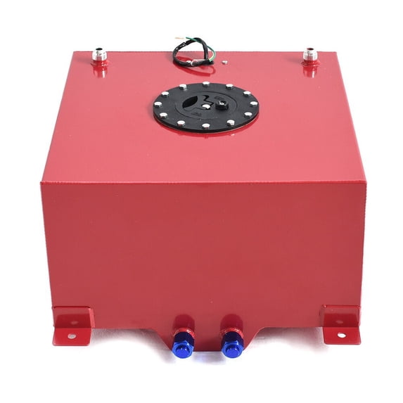 10 Gallon 40L Universal Aluminum Fuel Tank Oil Level Sensor Red