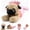 Silver Nermaid, variant on Pug Unicorn Stuffed Animal Pug Dog Wearing Unicorn Costume Plushies Dressed as Cute Funny Rainbow Unicorn Plush Toys for Kids Stuffed Puppy Animals Gift for Lover 12 Inch