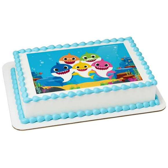 Baby Shark Decorative Baking Walmart Com
