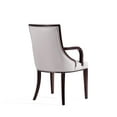 thumbnail image 5 of Manhattan Comfort Grand 18.5" Faux Leather Dining Armchair in Light Gray, 5 of 8