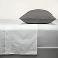 thumbnail image 4 of Purity Home 100% Organic Cotton Pillowcase, Percale, Ultra Light, Breathable, Cool, & Crisp, 2-Piece-Standard Light Gray, 4 of 5