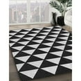 thumbnail image 3 of Ahgly Company Machine Washable Indoor Rectangle Transitional Night Black Area Rugs, 7' x 10', 3 of 7