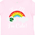 thumbnail image 4 of Inktastic St Patricks Kiss Me Im Cute Girls Toddler T-Shirt, 4 of 5