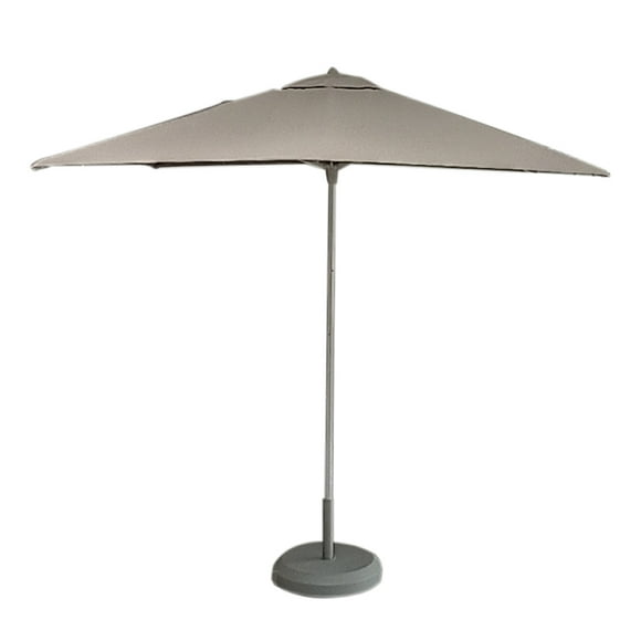Sombrilla Center Pole 2.5 mts Khaki base incluida para jardin o playa