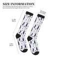 thumbnail image 5 of Bixox Lavender Flowers Print Compression Socks,Compression Socks Women & Men Circulation for Medical,Running,Athletic, 5 of 7
