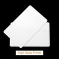 thumbnail image 4 of 200 Pack Premium Blank PVC Cards, Blank Credit Cards CR80 30 Mil Graphic, White Plastic Cards PVC ID Cards for Photo ID Badge Printers (No Slot), 4 of 7