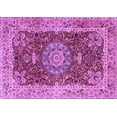 thumbnail image 1 of Ahgly Company Indoor Rectangle Medallion Purple Traditional Area Rugs, 4' x 6', 1 of 4
