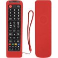 thumbnail image 1 of (Rojo)Funda protectora de silicona para control remoto Samsung, AA59-00741A AA59-00786A BN59-01315B, Funda protectora para control remoto Samsung, antideslizante, antisísmica, lavable, 1 of 5
