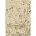 thumbnail image 2 of Axel Törneman 11x14 Gold Ornate Wood Frame and Double Matted Museum Art Print Titled - Bath Scene, 2 of 4